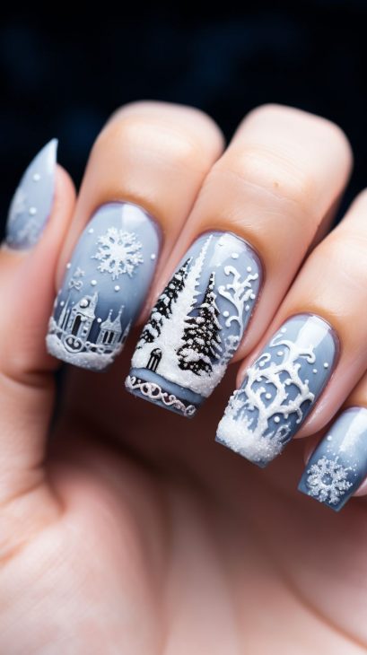 Winter Nail Ideas 2024-2025: Elegance, Style, and Festive Vibes