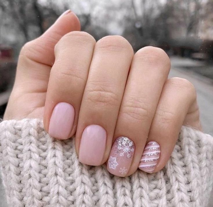 20 Stunning Snowflake Nail Ideas for 2024: Festive and Chic Winter Designs