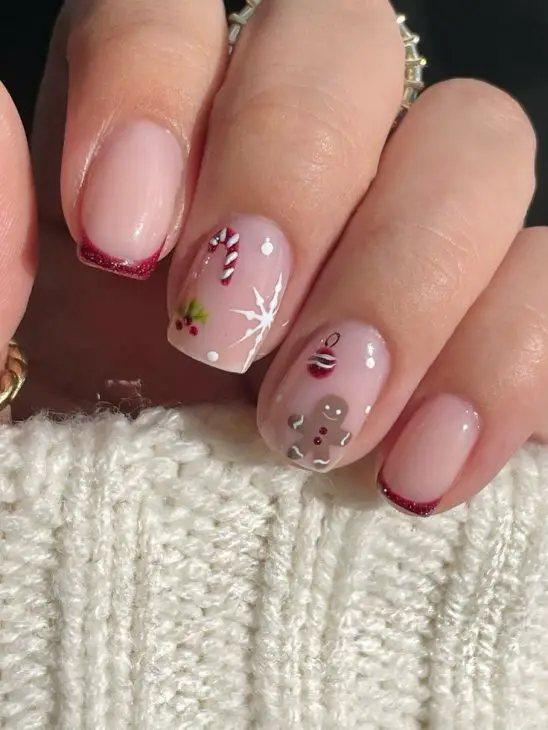 20 Stylish Short Winter Nail Ideas for 2024-2025: Simple, Cute, and Trendy Designs