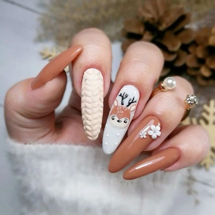 Almond Nails Winter 2024 - 2025: Top Designs and Colors