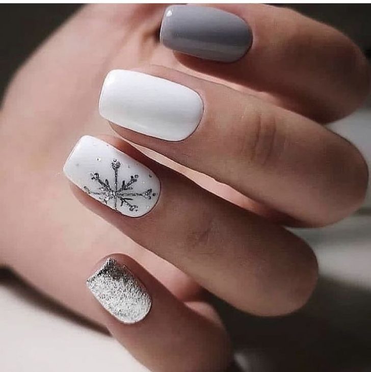 20 Stunning Snowflake Nail Ideas for 2024: Festive and Chic Winter Designs