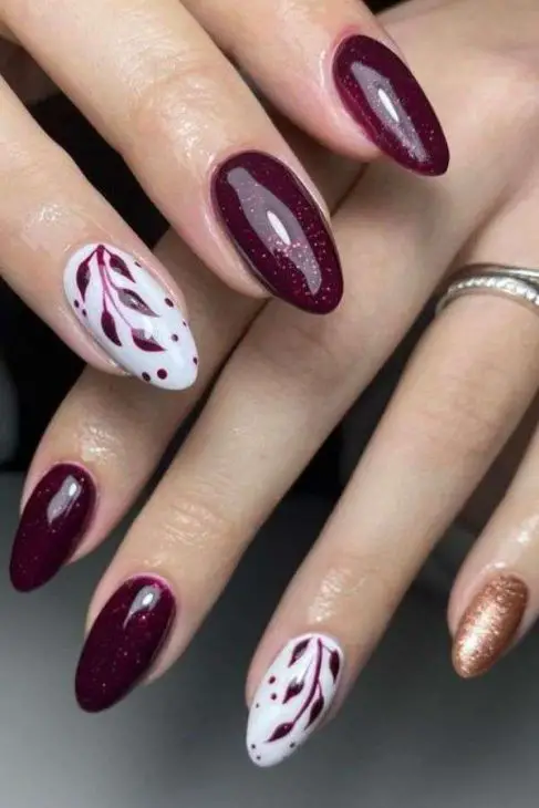 21 Chic Cherry Wine Nail Designs to Elevate Your Manicure Game