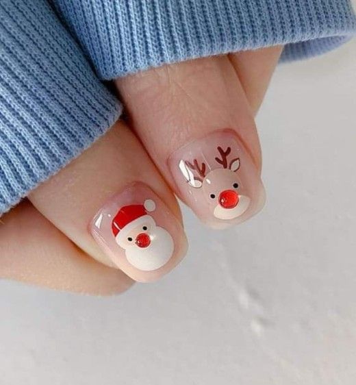 20 Stylish Short Winter Nail Ideas for 2024-2025: Simple, Cute, and Trendy Designs