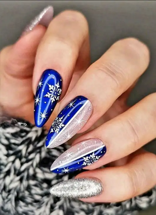 Almond Nails Winter 2024 - 2025: Top Designs and Colors