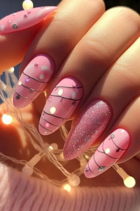 20 Stunning Pink Winter Nails Ideas for 2024-2025: Elegant, Festive, and On-Trend