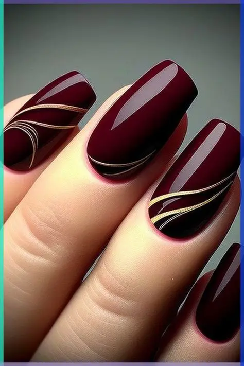 21 Chic Cherry Wine Nail Designs to Elevate Your Manicure Game