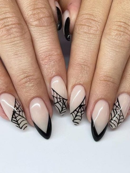 20 Black Halloween Nail Ideas: From Ghosts to Spider Webs, Nail Art to Die For