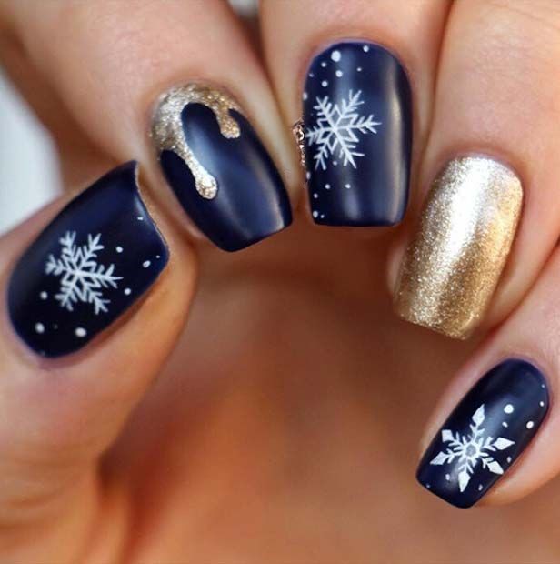 20 Stunning Snowflake Nail Ideas for 2024: Festive and Chic Winter Designs