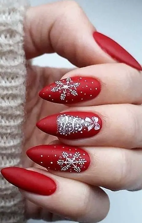 Almond Nails Winter 2024 - 2025: Top Designs and Colors