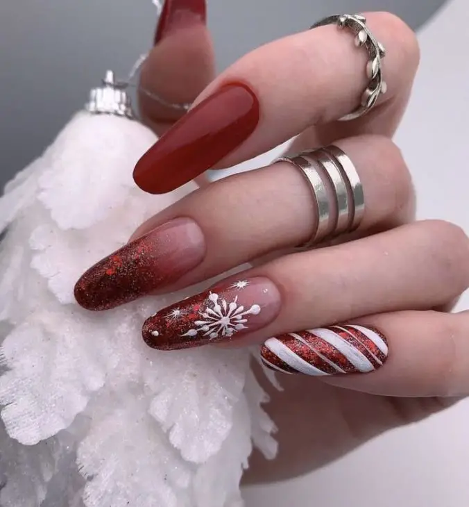 Winter Nails Acrylic 2024 - 2025: The Ultimate Guide to Trendy and Festive Manicures