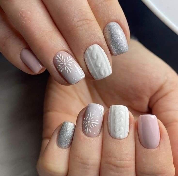 20 Stunning Snowflake Nail Ideas for 2024: Festive and Chic Winter Designs