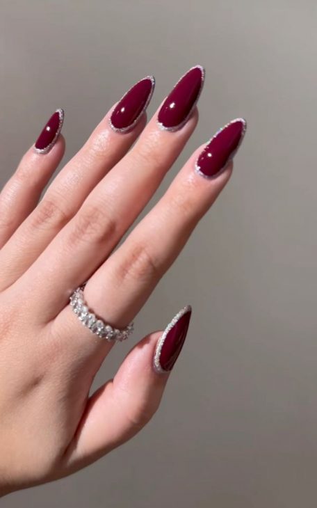 21 Chic Cherry Wine Nail Designs to Elevate Your Manicure Game