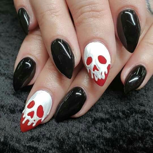 20 Black Halloween Nail Ideas: From Ghosts to Spider Webs, Nail Art to Die For