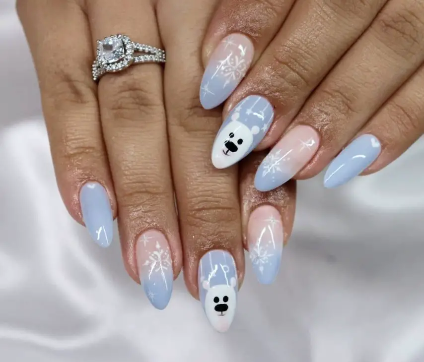 Chic Winter Acrylic Nail Designs: Sparkle and Style for the Season