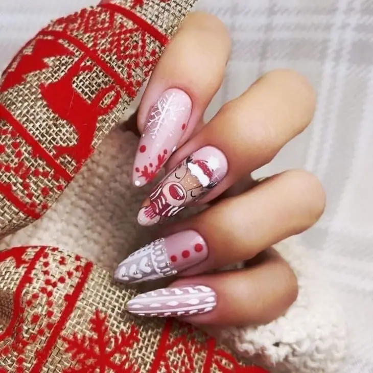 20 Stunning Pink Winter Nails Ideas for 2024-2025: Elegant, Festive, and On-Trend