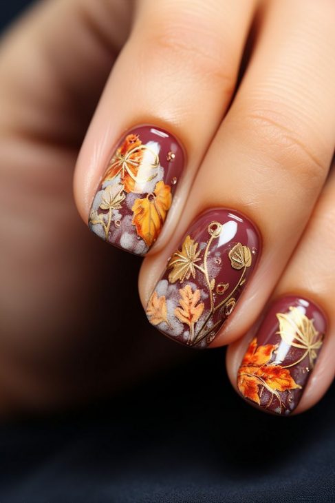 November 2024 Nail Ideas: Embrace the Autumn Vibes