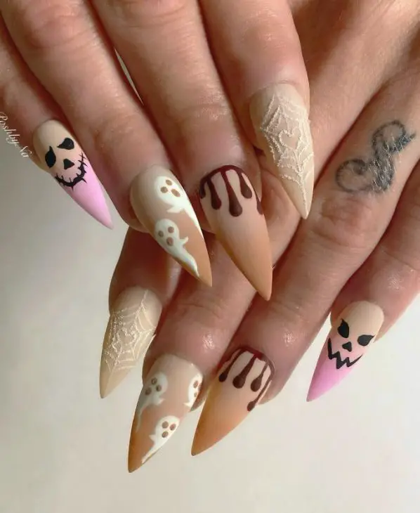 Top 20 October Nail Designs Ideas for 2024: From Fall Vibes to Halloween Glam