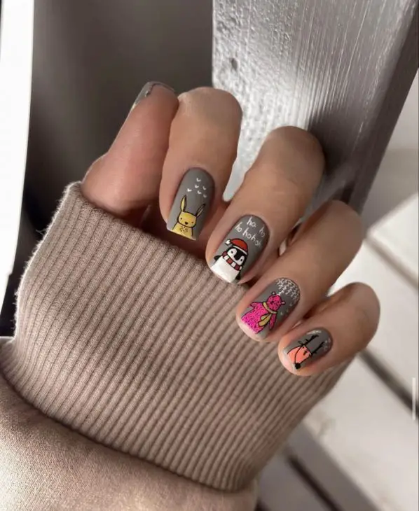 20 Festive Ideas for Winter Nails Square: From Elegant to Playful Styles