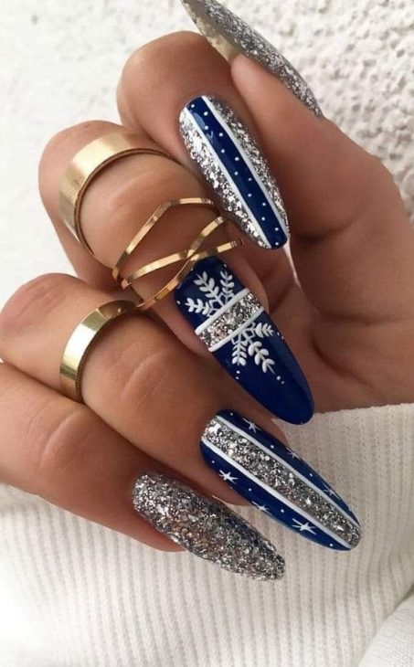 20 Stunning Snowflake Nail Ideas for 2024: Festive and Chic Winter Designs