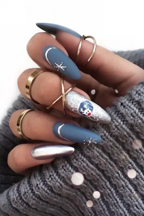 Almond Nails Winter 2024 - 2025: Top Designs and Colors