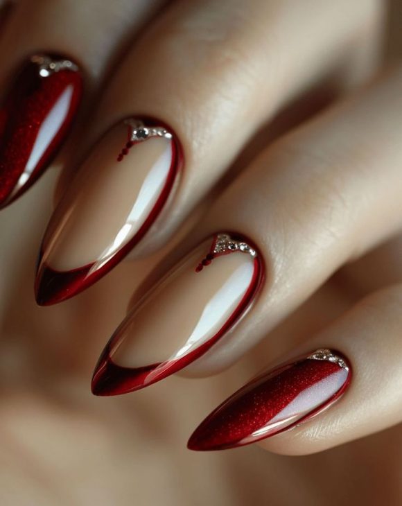 21 Chic Cherry Wine Nail Designs to Elevate Your Manicure Game