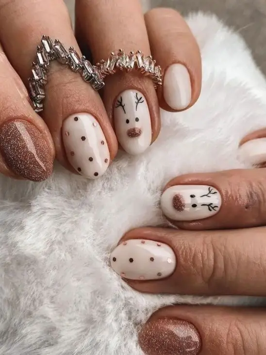 20 Stylish Short Winter Nail Ideas for 2024-2025: Simple, Cute, and Trendy Designs