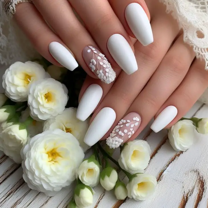 20 Milky White Nail Designs for 2024: The Ultimate Guide to Chic and Elegant Nails