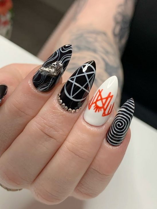 20 Black Halloween Nail Ideas: From Ghosts to Spider Webs, Nail Art to Die For