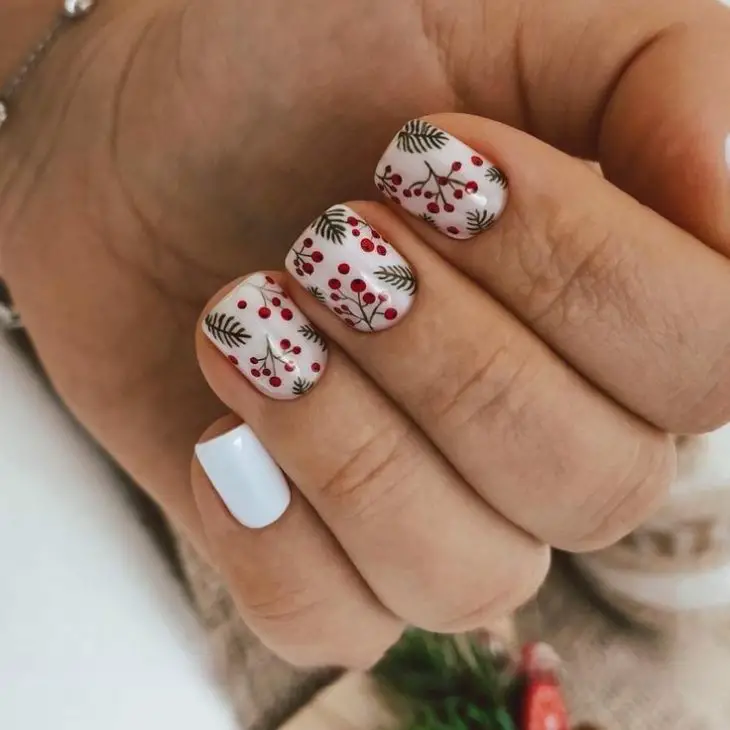 20 Stylish Short Winter Nail Ideas for 2024-2025: Simple, Cute, and Trendy Designs