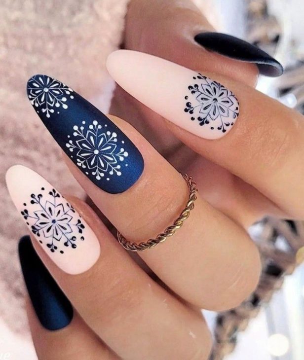 Almond Nails Winter 2024 - 2025: Top Designs and Colors