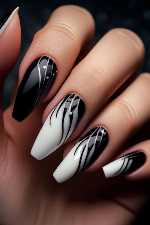 21 Black and White Nail Ideas for 2025: Timeless Elegance for Every Occasion