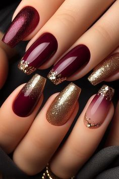 21 Chic Cherry Wine Nail Designs to Elevate Your Manicure Game