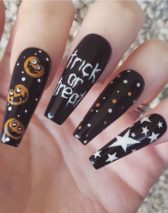 20 Black Halloween Nail Ideas: From Ghosts to Spider Webs, Nail Art to Die For