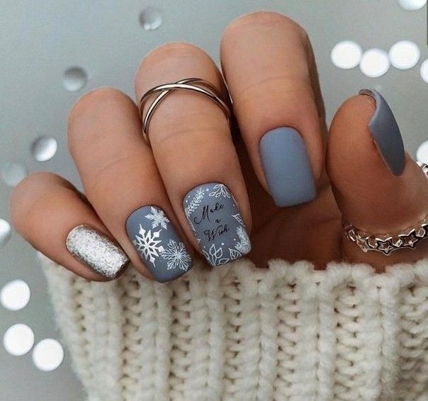 20 Stunning Snowflake Nail Ideas for 2024: Festive and Chic Winter Designs