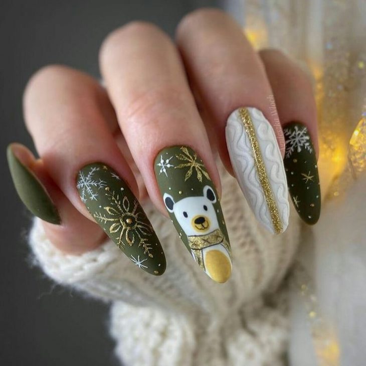 Almond Nails Winter 2024 - 2025: Top Designs and Colors