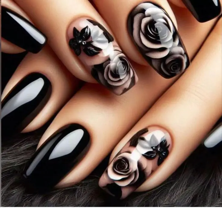 20 Stunning Black Nails Inspo Ideas for 2025: From Elegant to Edgy Styles