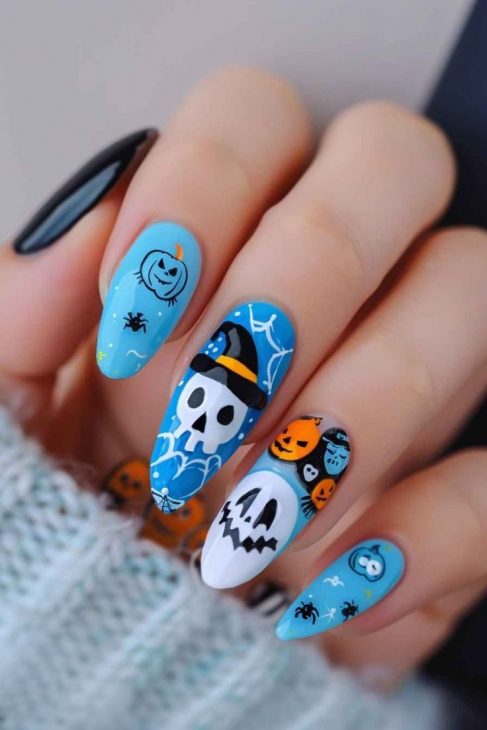 20 Spooky and Chic Halloween Nail Art Ideas: From Cute to Creepy