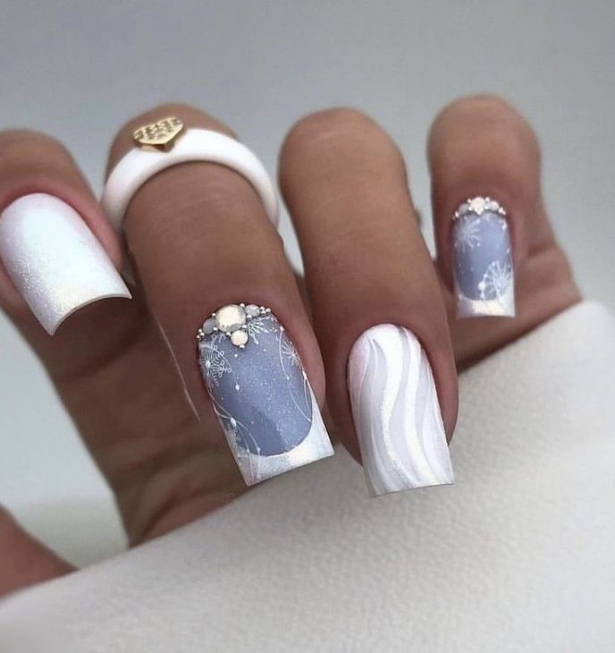 20 Simple Winter Nail Ideas for 2024-2025: From Short and Acrylic to Almond and Blue Designs