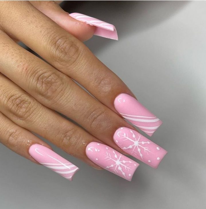 20 Stunning Pink Winter Nails Ideas for 2024-2025: Elegant, Festive, and On-Trend