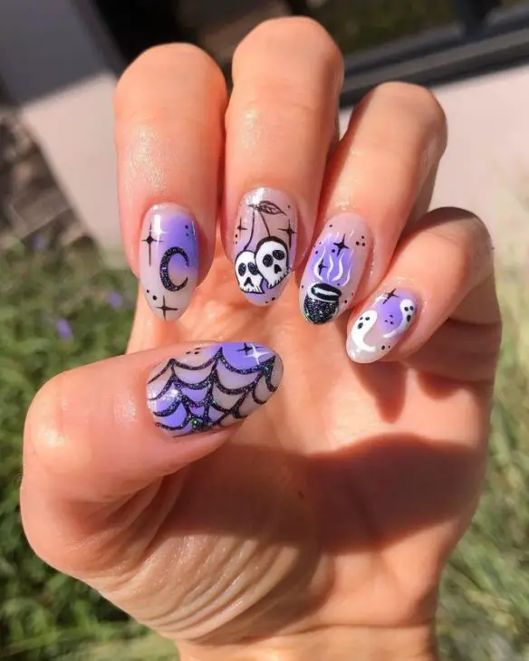 20 Spooky and Chic Halloween Nail Art Ideas: From Cute to Creepy