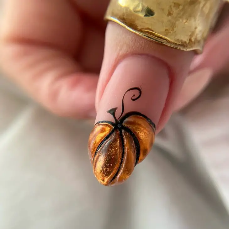 21 Stunning Pumpkin Nail Designs for Fall: From Halloween to Everyday Autumn Looks