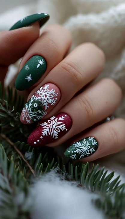 Almond Nails Winter 2024 - 2025: Top Designs and Colors