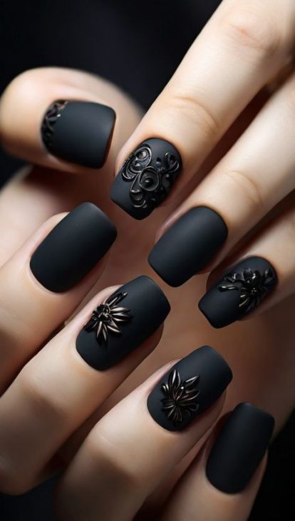 20 Stunning Black Nails Inspo Ideas for 2025: From Elegant to Edgy Styles