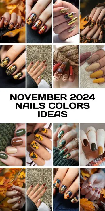 20 Stunning November 2024 Nails Colors Ideas for a Perfect Fall Manicure