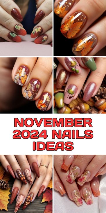 November 2024 Nail Ideas: Embrace the Autumn Vibes