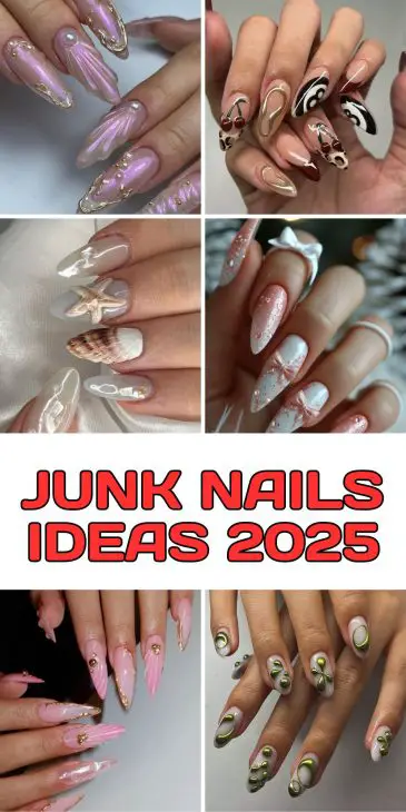 20 Junk Nails Ideas for 2025: Creative Designs for Every Style and Occasion