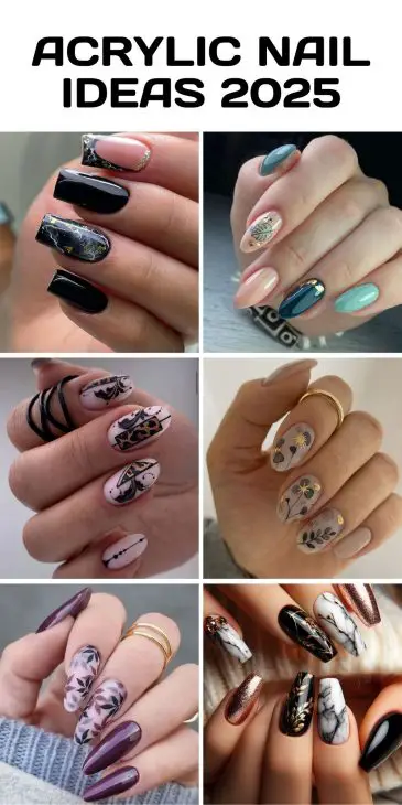 21 Best Acrylic Nail Ideas for 2025: Trends, Color Choices, and Unique Designs