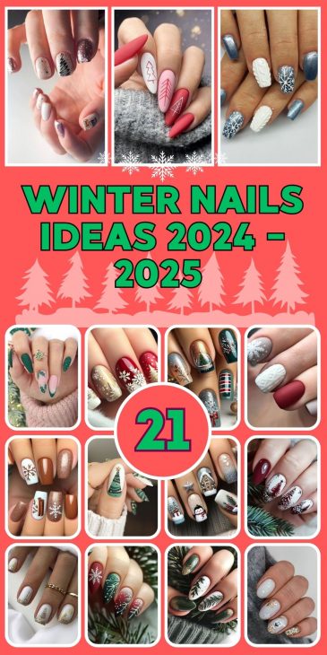 Winter Nail Ideas 2024-2025: Elegance, Style, and Festive Vibes