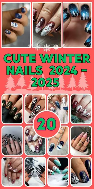 Embrace the Winter Vibes with Cute Nail Designs for 2024-2025