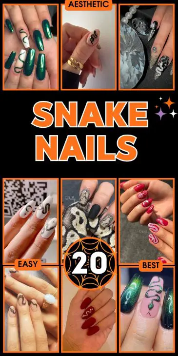 20 Snake Nail Designs: Creative Ideas and Trends to Inspire Your Next Manicure